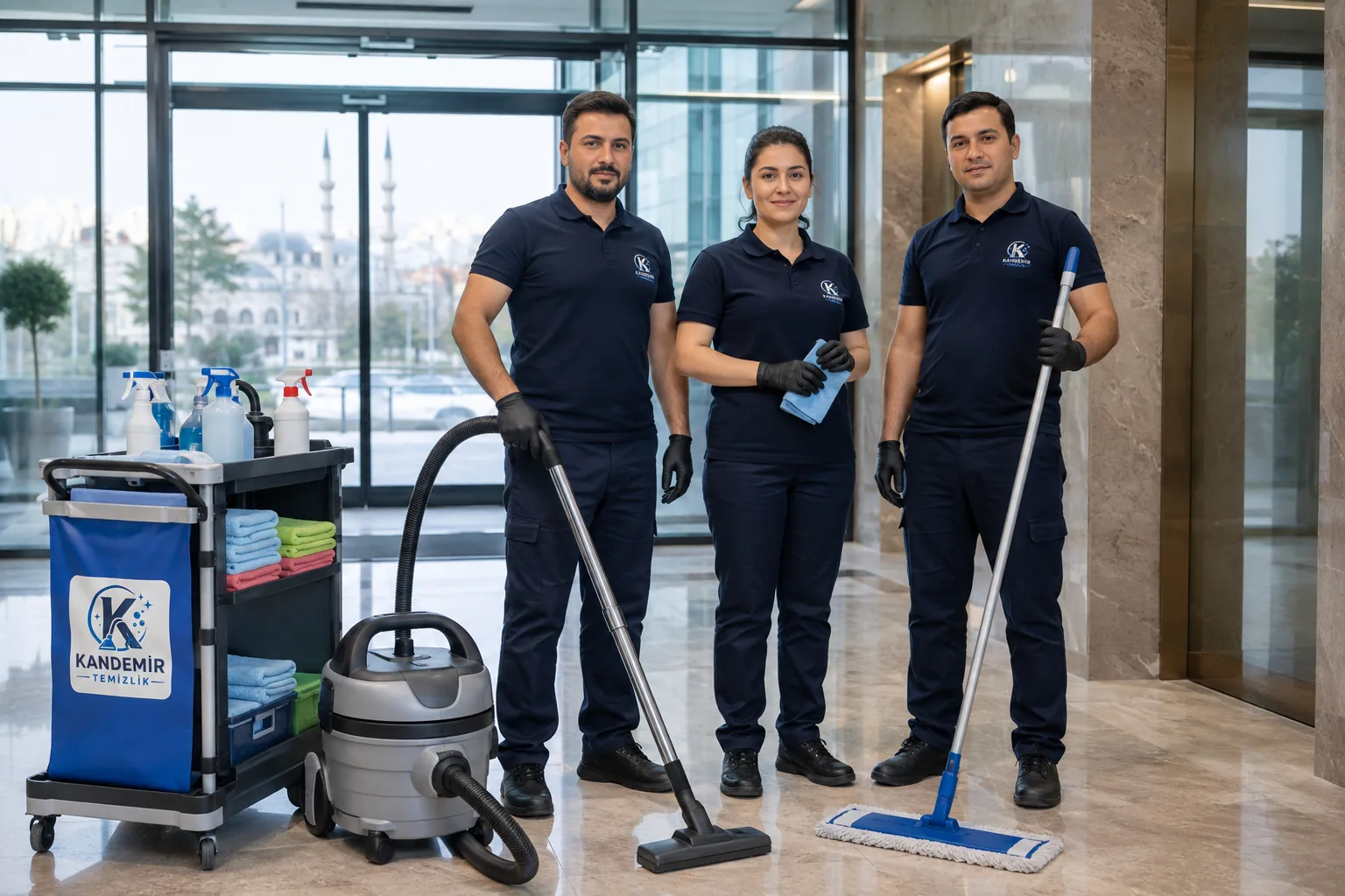 Kandemir Temizlik profesyonel temizlik ekibi
